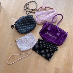 Bundle of 5 fun handbags